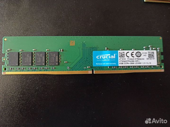Оперативная Память Crucial DDR4 - 8gb