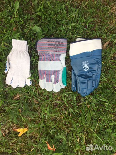 Спилковые перчатки