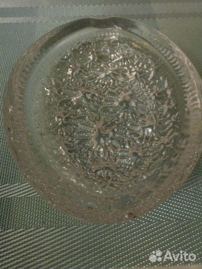 Пепельница СССР стекло