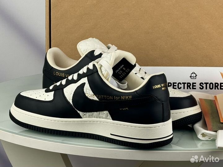 Кроссовки Louis Vuitton X Nike Air Force 1 Black