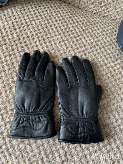 Перчатки кожаные