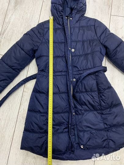 Пуховик-пальто утепленное весна-осень Беннетон