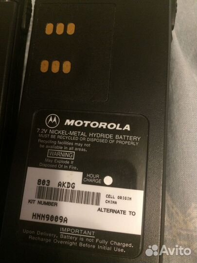 Аккумулятор для рации моторола