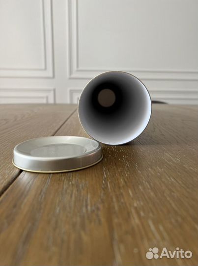 Картонный тубус с жестяными крышками 440 мм