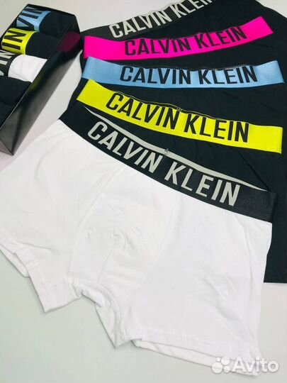 Трусы мужские боксеры Calvin Klein хлопок