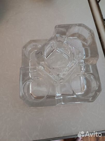 Подсвечник хрустальный многоуровневый на 5 свечей