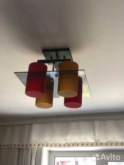 Люстра потолочная бу