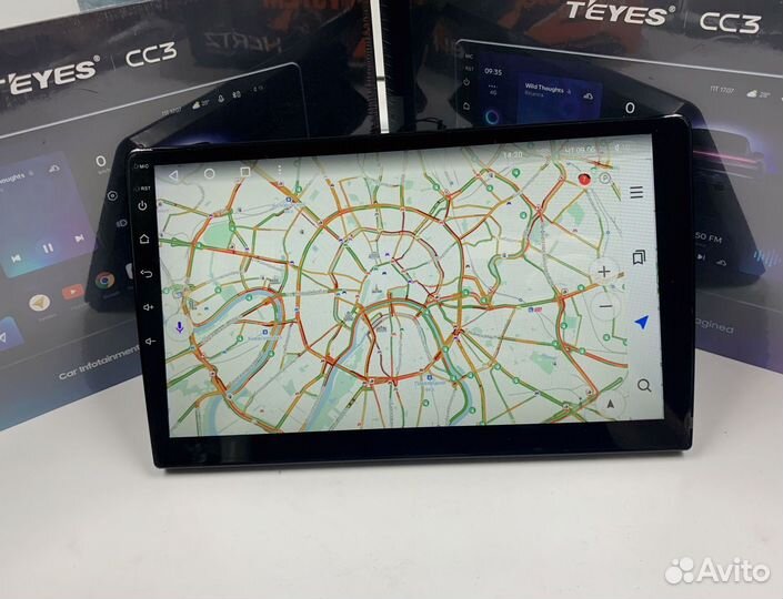 Магнитола на андройде Teyes CC3 6/128 для Форд Фок
