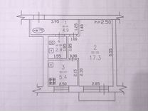 1-к. квартира, 30,5 м², 3/5 эт.