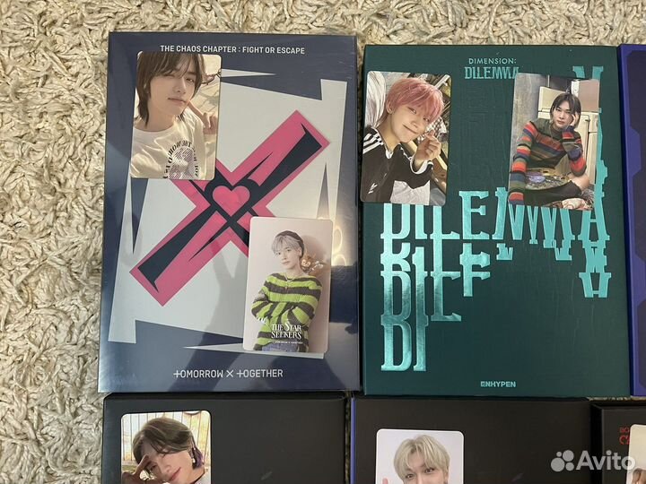 Альбомы kpop stray kids/enhypen/txt/bts