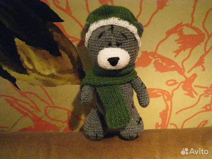 Новогодний венок. Ёжик и Медвежонок - Тэдди