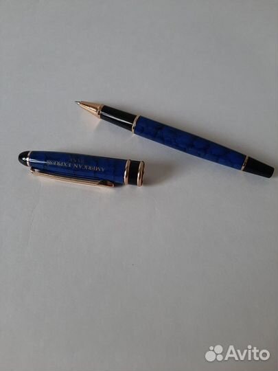 Ручка с логотипом банка и ручка (СССР) из дерева