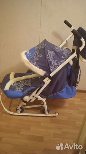 Детские санки коляска бу