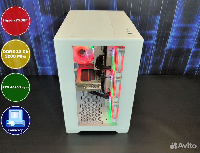 Геймерский комп AMD7500F-RTX4080SUP-32DDR5-IQL-A620