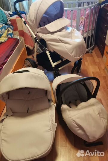 Коляска 3 в 1 indigo