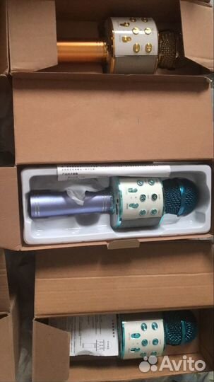 Караоке микрофон колонка