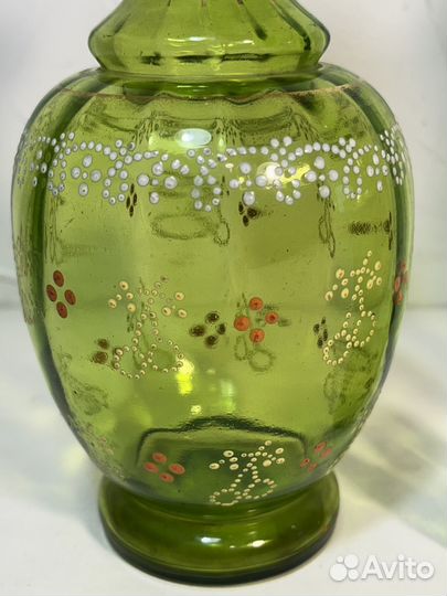 Графин антикварный и стопка, стекло, ри, до 1917 г