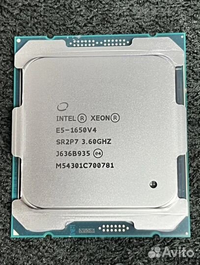 Связка intel xeon 1650v4 + x99