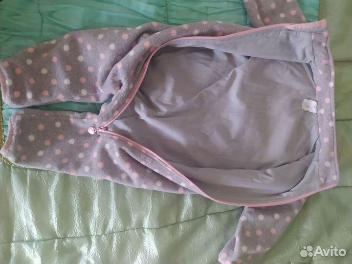 Поддевка флисовая для девочки 80-86р-р