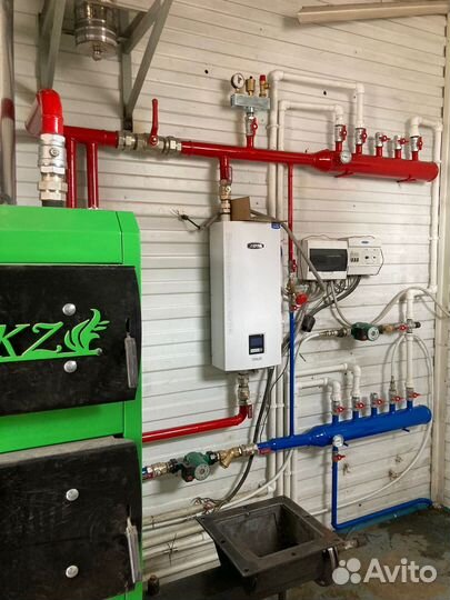 Монтаж отопления и водоснабжения