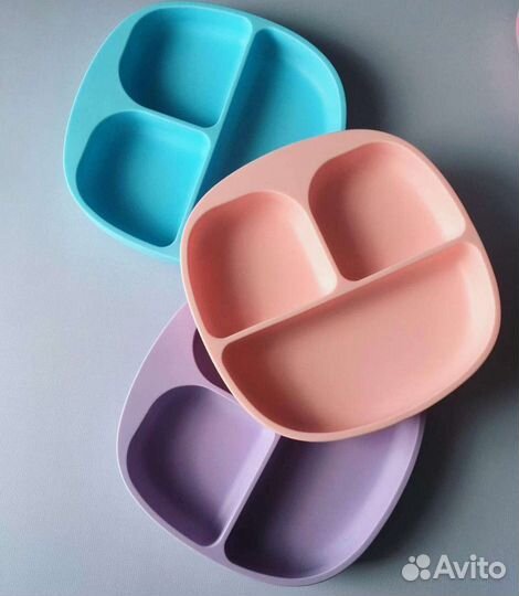 Тарелочки силиконовые на присоске