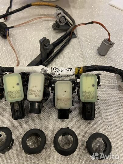 Проводка заднего бампера с парктрониками Мазда сх9