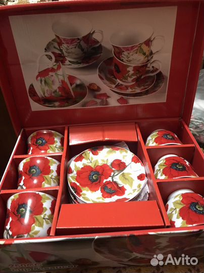 Чайный сервиз СССР, чайники, чашки