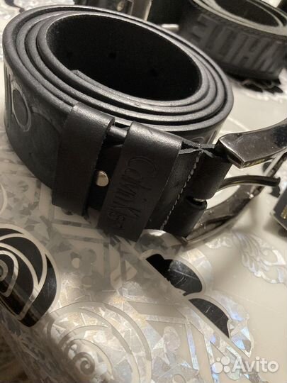 Мужской кожаный ремень