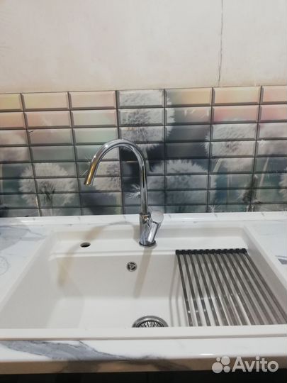 Мойка для кухни из нержавейки бу, кран lemark