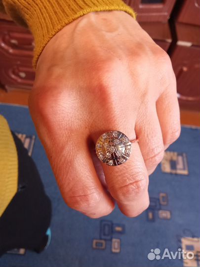 Кольцо с бриллиантами СССР