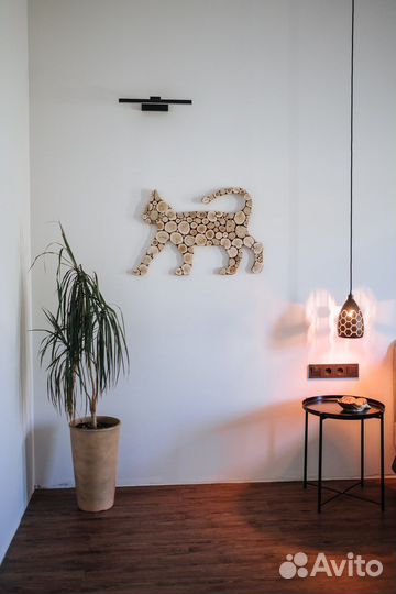 Панно из можжевельника для бани