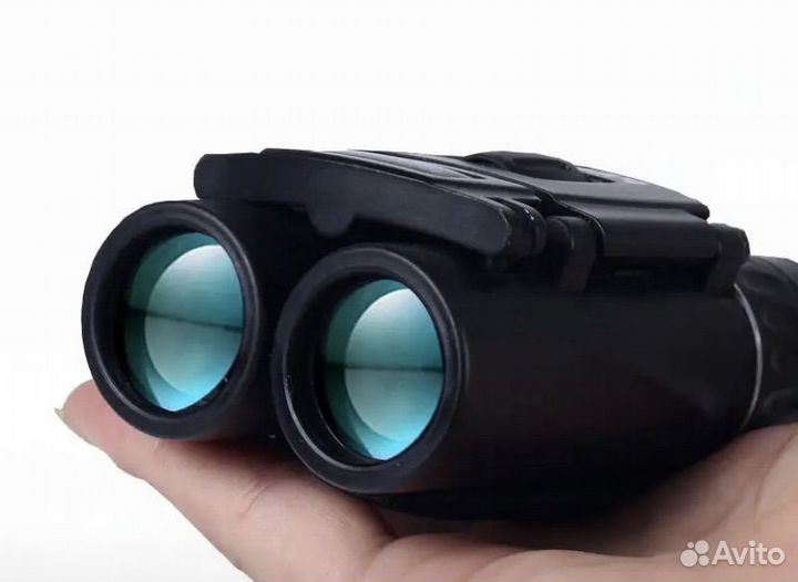 Мощный складной бинокль