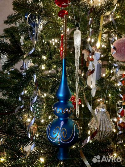 Елочные игрушки стекло