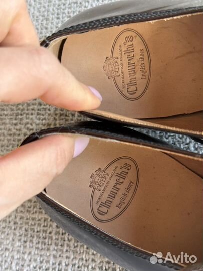 Женские ботинки оксорды р.36,5 church's (оригинал)