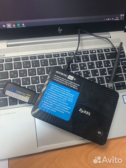 Роутер keenetic 4G c usb модемом Alcatel x602d