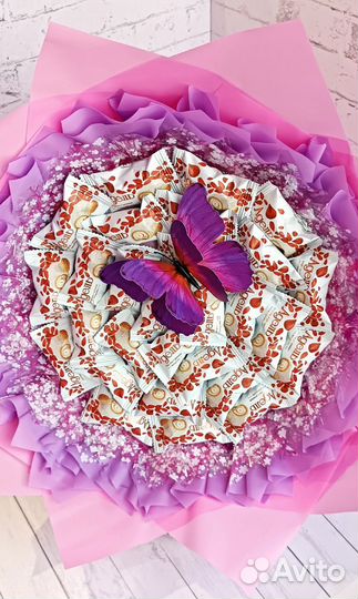 Букет из конфет.Сладкий букет на выпускной