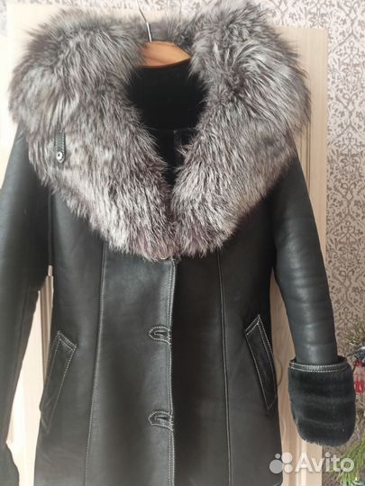 Дубленка женская 46 48 короткая