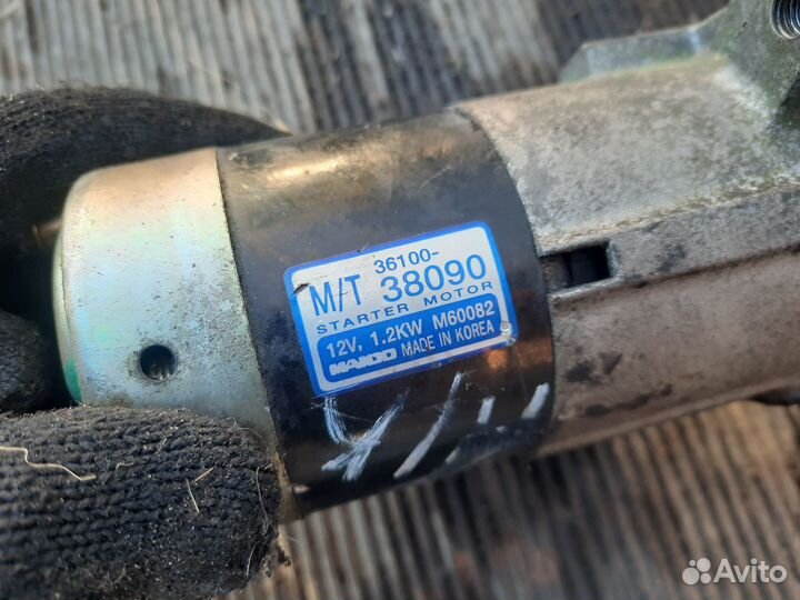 Стартер Hyundai Sonata Santa Fe 2,0 2,4 G4JP МКПП