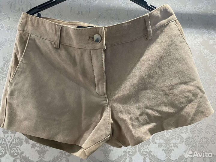 Шорты замша