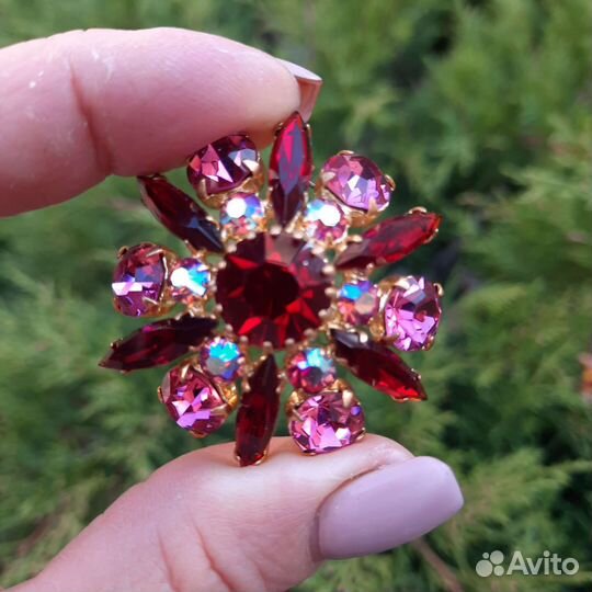 Брошь Чешская СССР