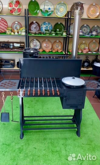 Мангал черный