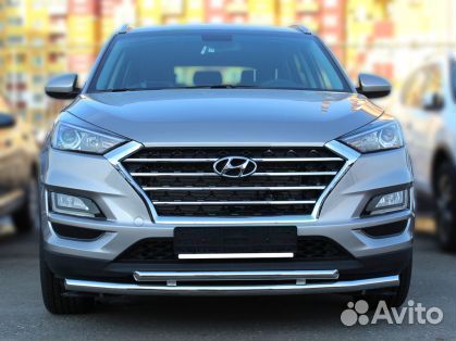 Защита бампера Хендай Туссан 2018-наст.вр