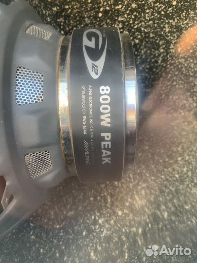 Сабвуфер alpine