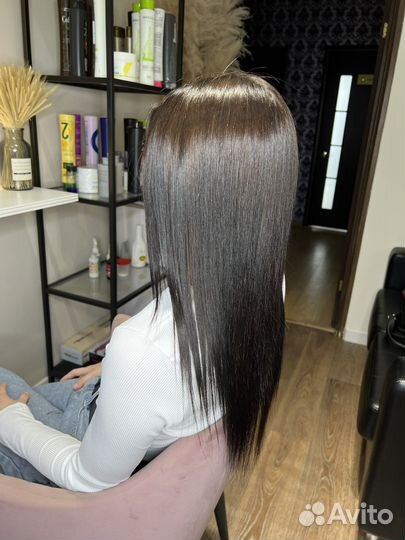 Кератиновое выпрямление