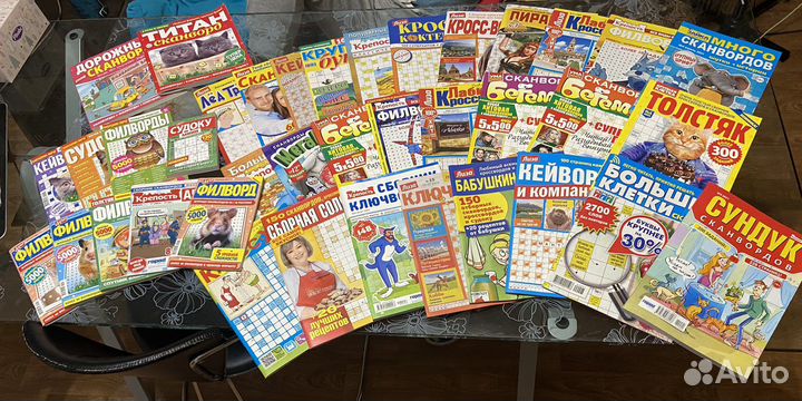 Кроссворды, сканворды, судоку и тд