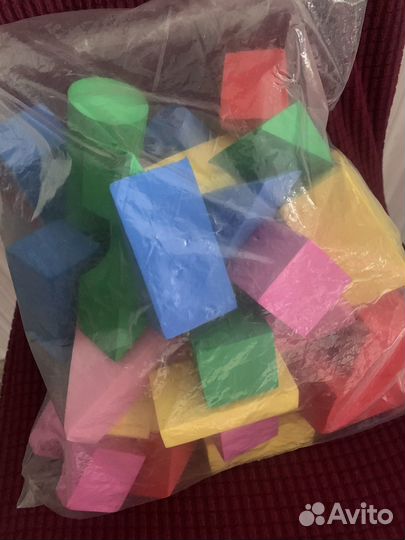 Кубики мягкие