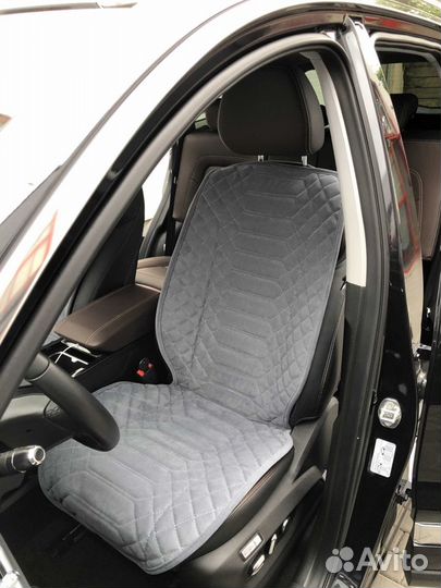 Накидки из Велюра Анаконда Серые