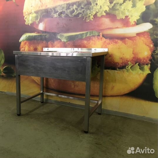 Ванна моечная из нержавеющей стали 100*70 см