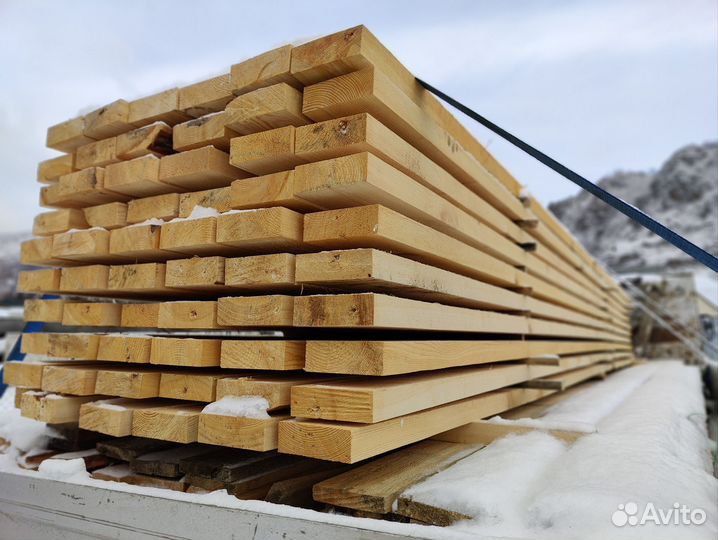 Пиломатериалы доска/ полубрус сосна