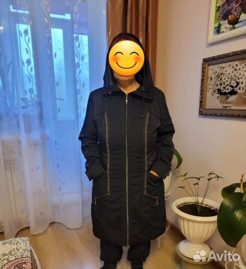 Плащ демисезонный женский 52